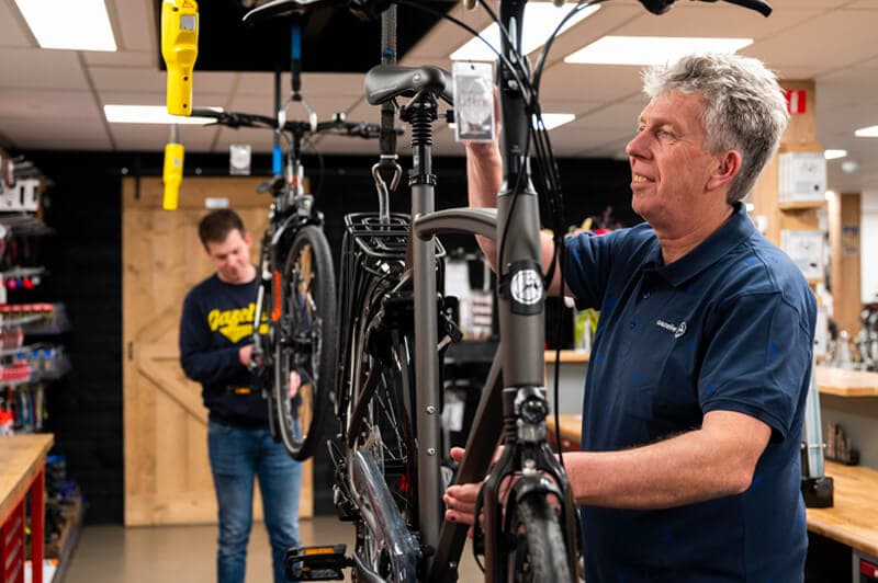 Rijwielhandel Boone, de winkel in Oost-Souburg